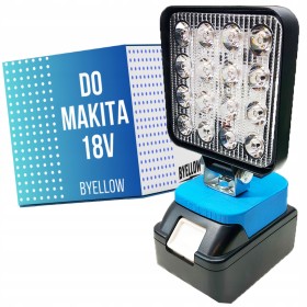 Obrazek dla: LAMPA robocza LED do MAKITA LXT 18V NIEBIESKA