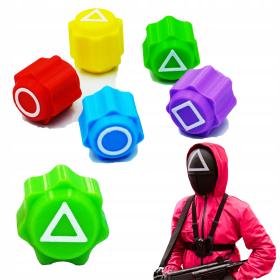 Obrazek dla: KOŚCI koreańskiej gry GONGGI gongi conggi SQUID GAME HACELE kostki